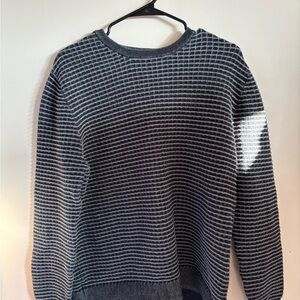 Striped grey sweater